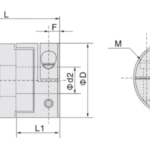 EP6C-20 Clamp Type Oldham Coupling